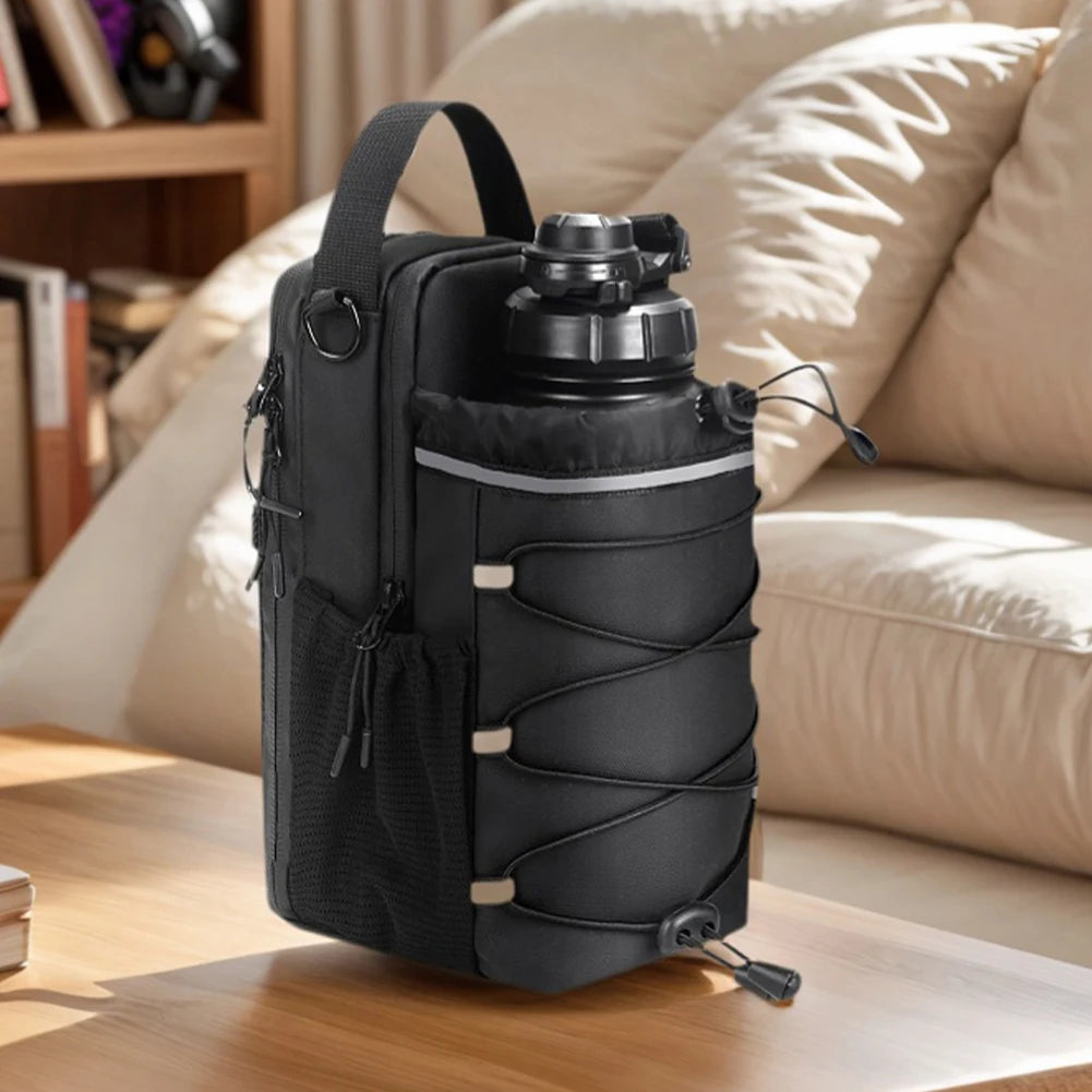 Magnetic Gym Bag Magnetic Water Bottle Bag Crossbody Bag Gym Pouch for Men and Women