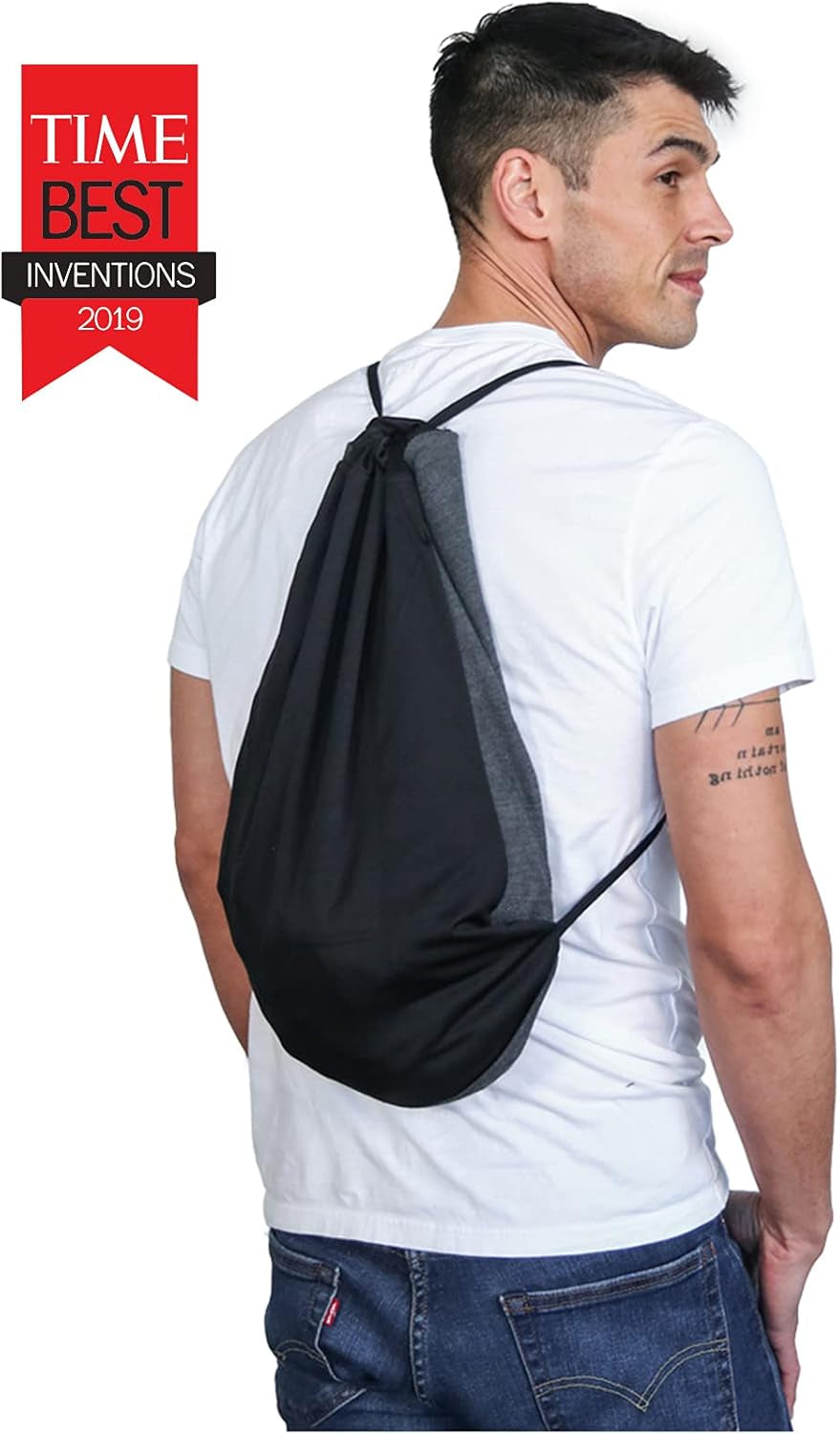 2-In-1 Reversible Backpack Hoodie (As Seen on SHARK TANK) Unisex Full-Zip Hero Hoodie Classic - Gunmetal Gray